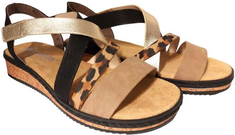 Rieker Sandaal V3663-92 Bruin Multi