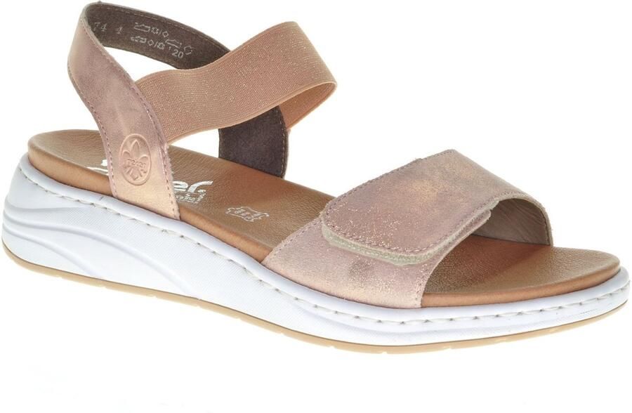 Rieker Sandaal Verstelbaar Roze