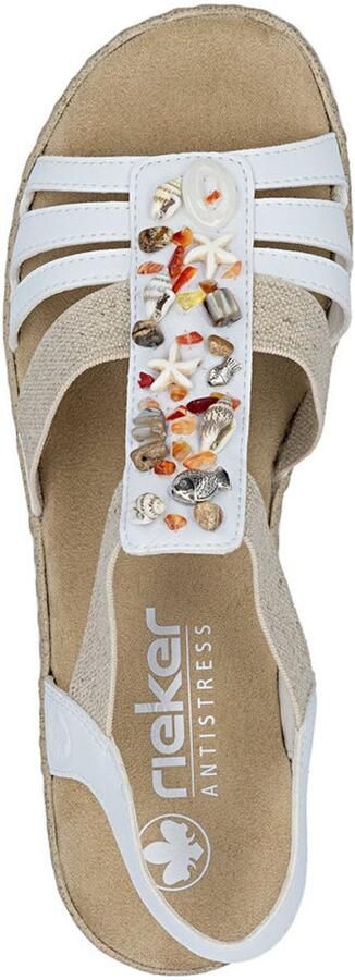 Rieker Sandale Compensé à Elastique Alabama