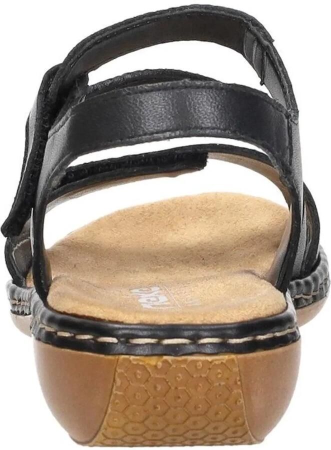 Rieker Sandaal zwart Kleur Zwart)