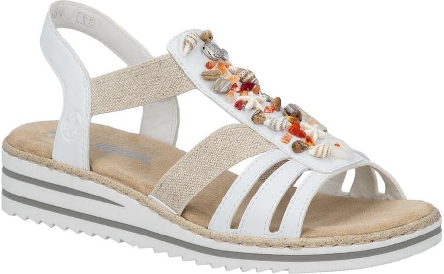 Rieker Sandale Compensé à Elastique Alabama - Foto 2