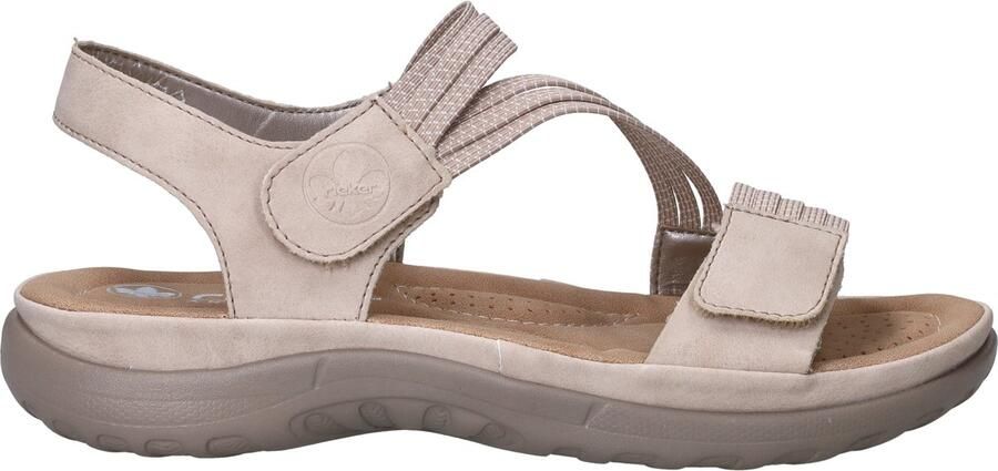 Rieker Sandalen zomerschoen sandaal sleehak met elastieken - Foto 4