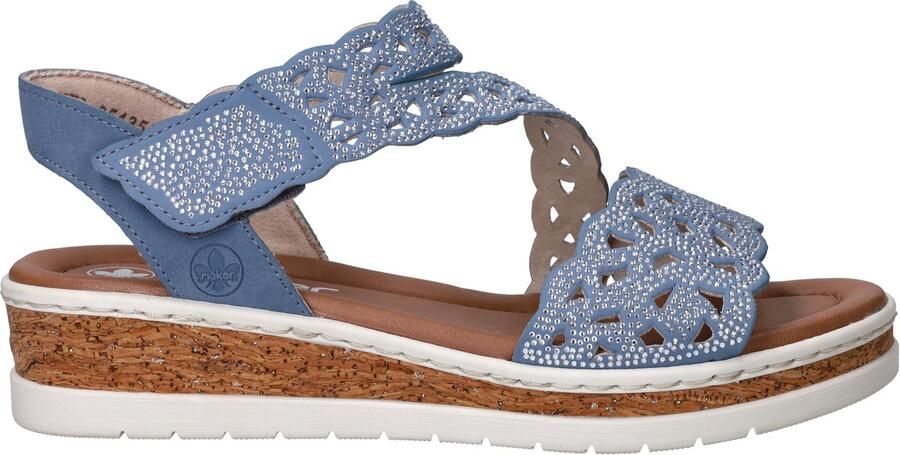Rieker Sandalen Dames Blauw - Foto 2