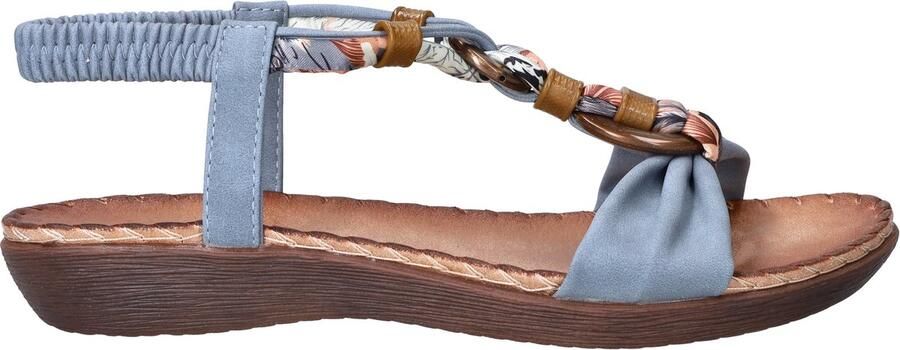 Rieker Sandalen Dames Blauw - Foto 2