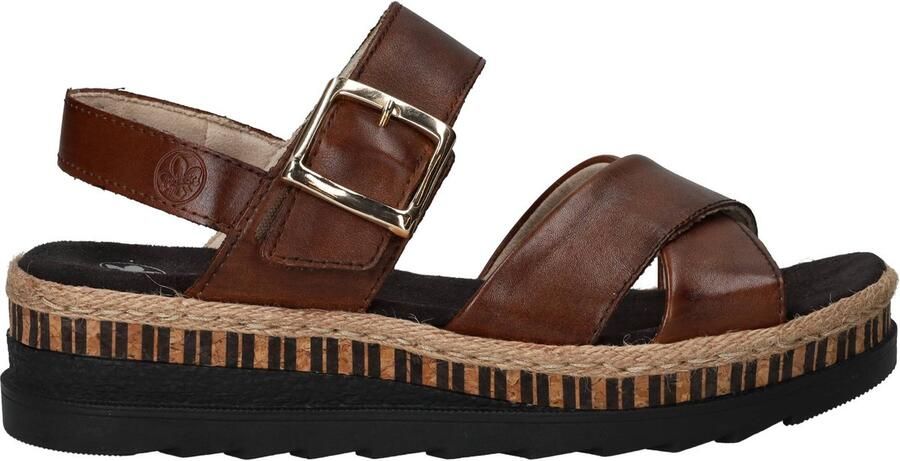 Rieker Sandalen Dames Bruin