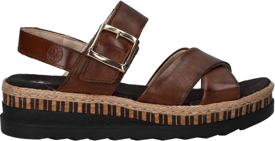 Rieker Sandalen Dames Bruin