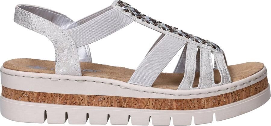 Rieker Sandalen met sleehak V4918 - Foto 2