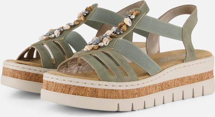 Rieker Sandalen F-Leest groen Synthetisch - Foto 2