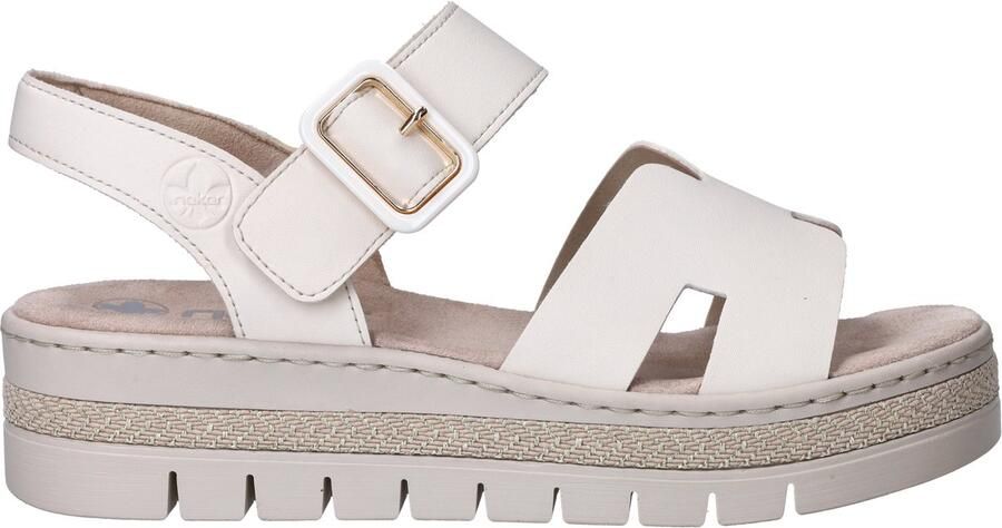 Rieker Sandalen Plat Sandalen Plat Taupe