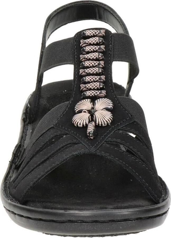 Rieker Sandalen zomerschoen sandaal sleehak met mooie versiering - Foto 8