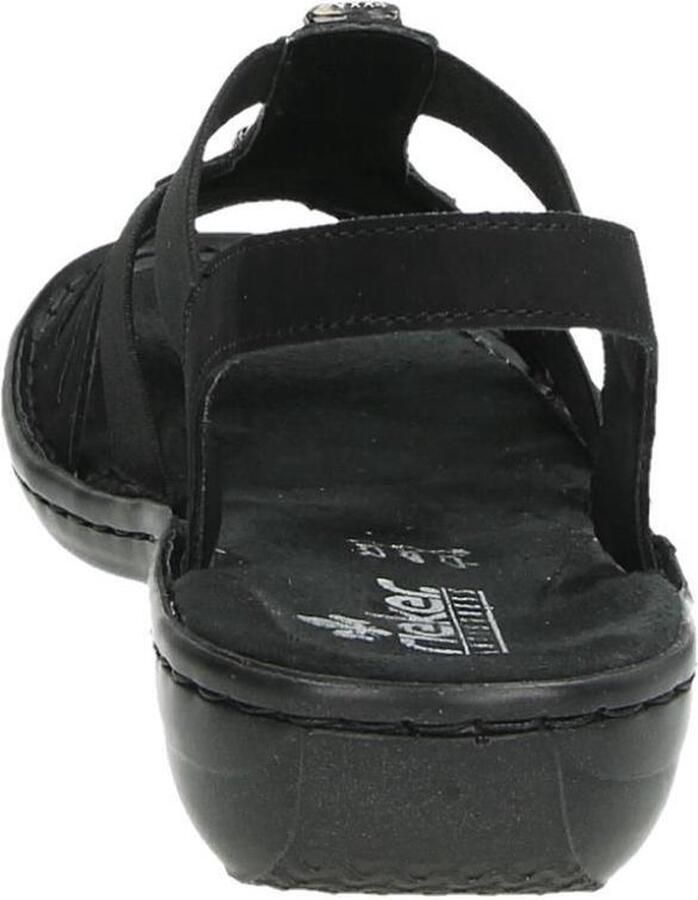 Rieker Sandalen zomerschoen sandaal sleehak met mooie versiering - Foto 7