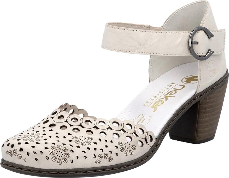 Rieker Sandales à Talon en cuir