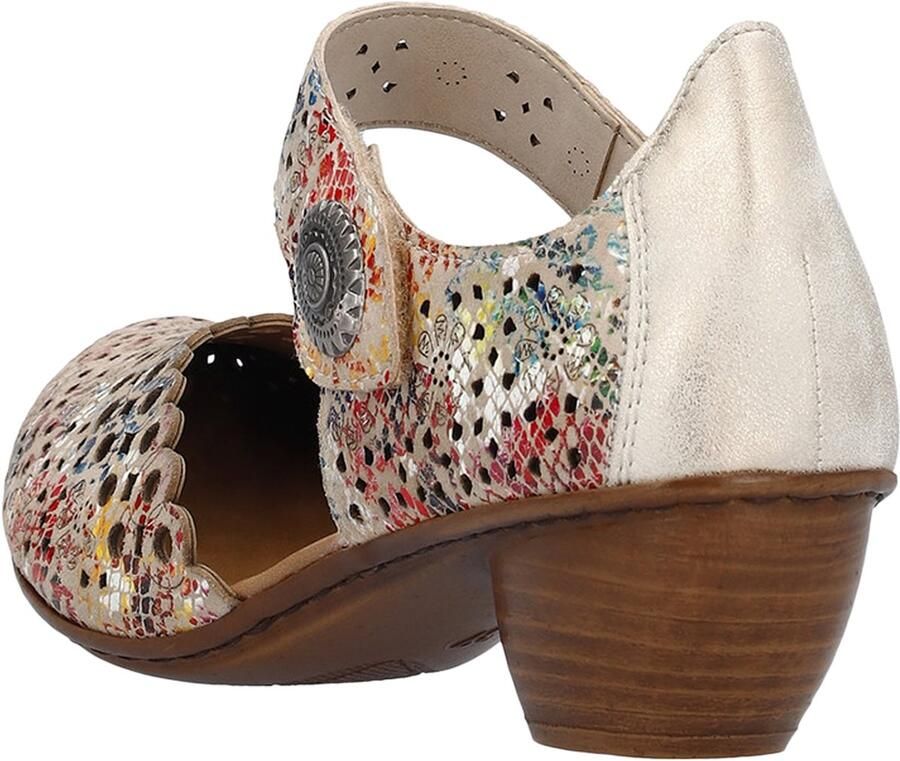 Rieker Sandales à Talon en cuir