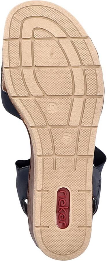 Rieker Blauwe damessandalen stijlvol en comfortabel