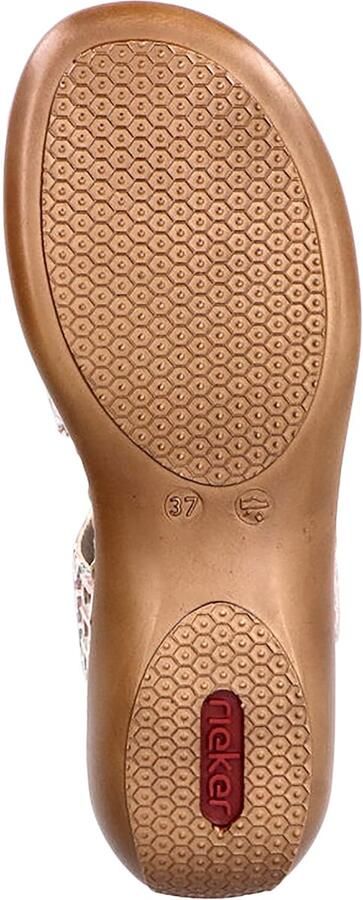 Rieker Sandalen met sleehak 659C7-94