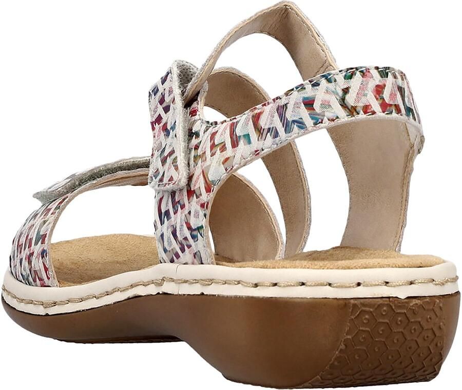 Rieker Sandalen met sleehak 659C7-94