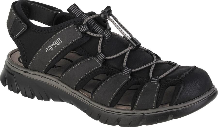 Rieker Sandalen zomerschoen klittenbandschoen vrijetijdssandaal elastiek snel sluiting - Foto 2