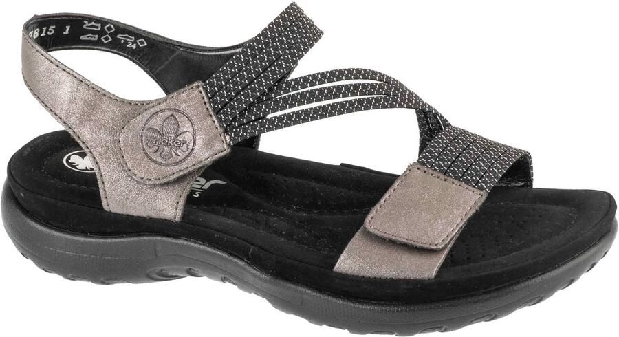 Rieker Sandals 64870 Vrouwen Grijs Sandalen