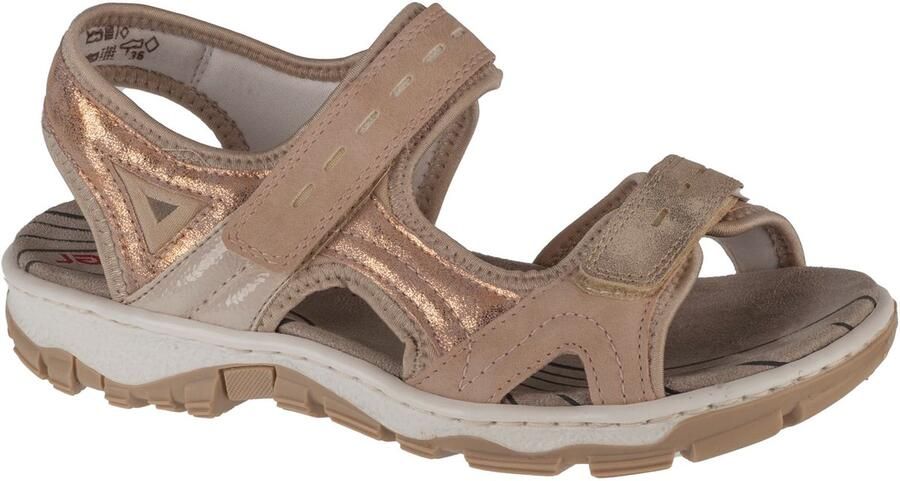 Rieker Sandals 68866 Vrouwen Roze Sandalen