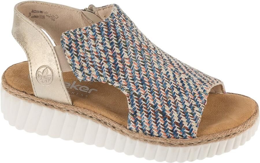 Rieker Sandals 69284 Vrouwen Veelkleurig Sandalen