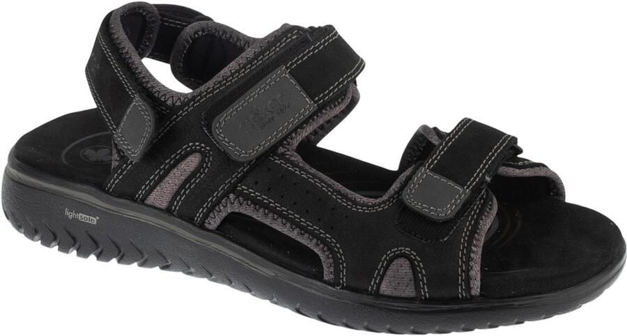 Rieker Sandals Mannen Zwart Sandalen