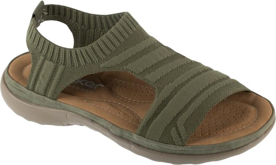 Rieker Sandals Vrouwen Groen Sandalen