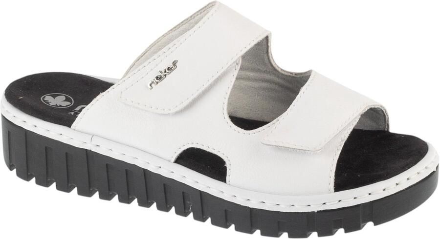 Rieker Slides Shoes Vrouwen Wit Slippers