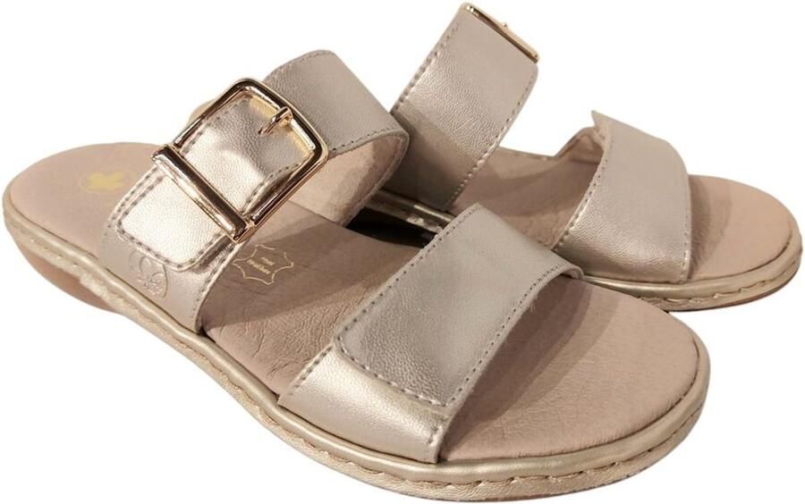 Rieker Slipper 656957-90 Goud - Foto 2