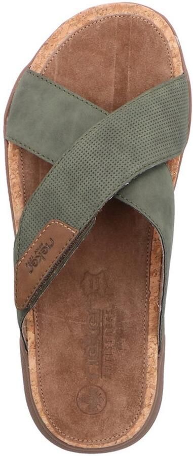Rieker 27070-54 heren slippers groen