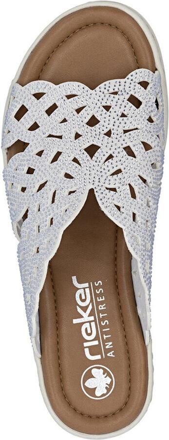 Rieker Slipper V4189-80 Wit