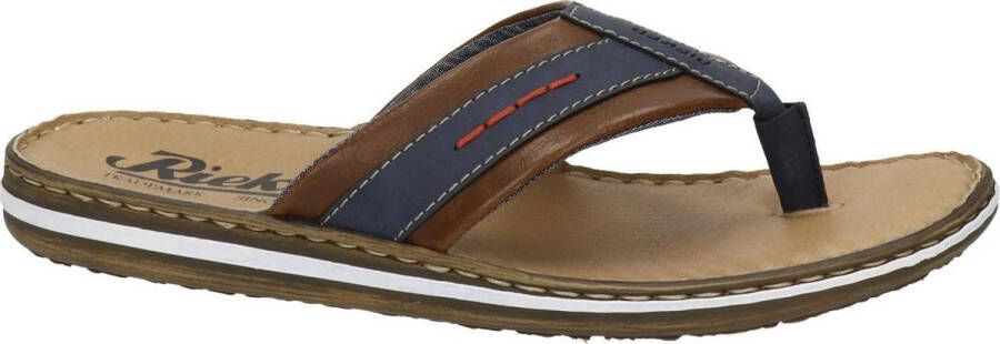 Rieker Comfortabele leren herenslipper Brown Heren - Foto 5