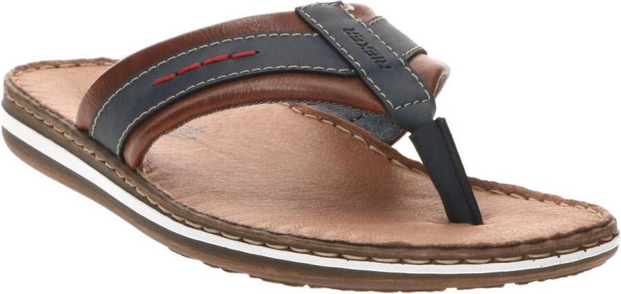Rieker Comfortabele leren herenslipper Brown Heren - Foto 3