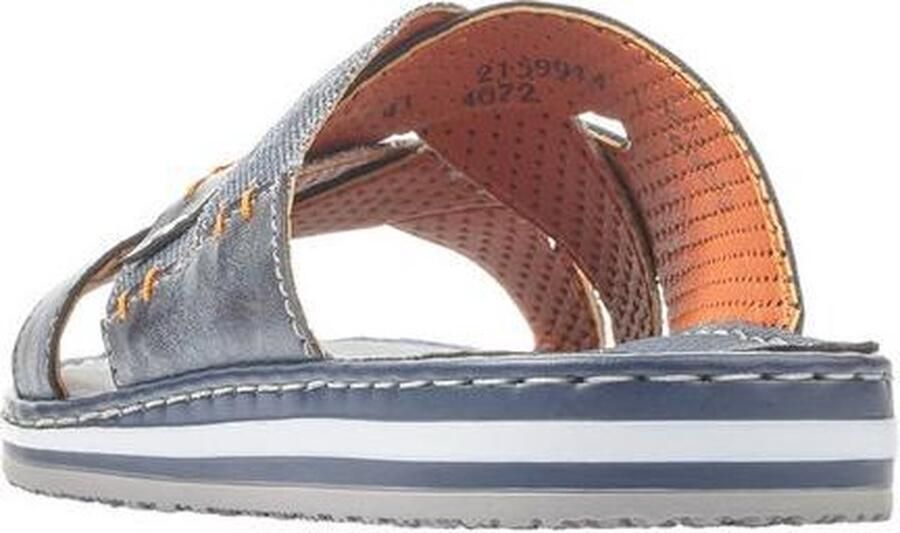 Rieker Zwarte synthetische sliders met comfortabel voetbed en klittenbandsluiting Black - Foto 13