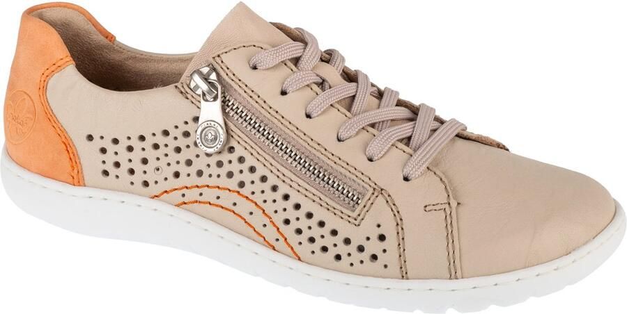 Rieker Sneakers 52824 Vrouwen Beige Sneakers