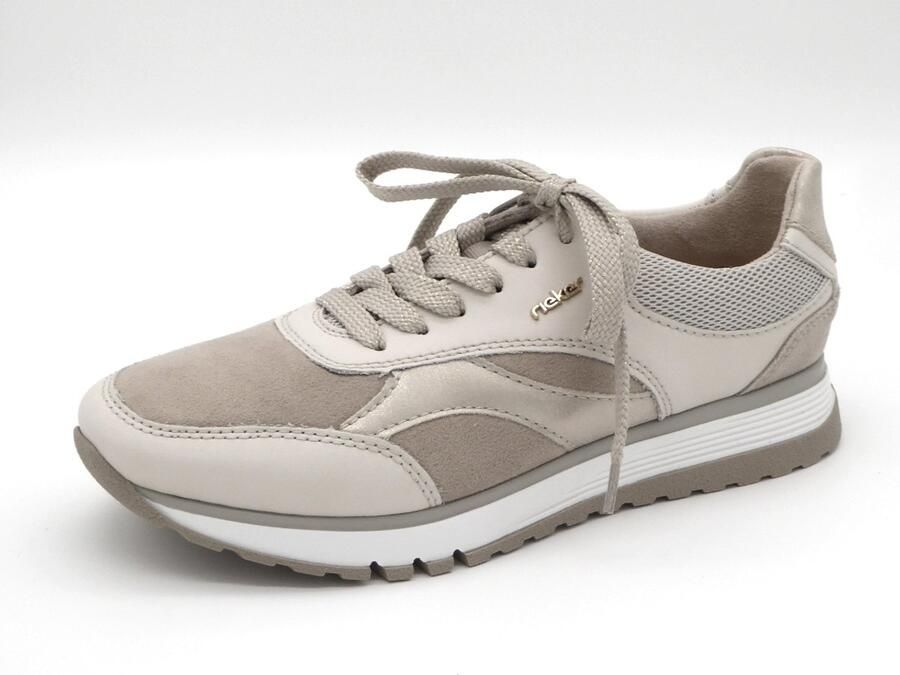 Rieker Sneakers Dames Beige - Foto 2