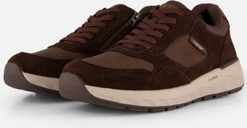 Rieker Sneakers bruin Suede Heren