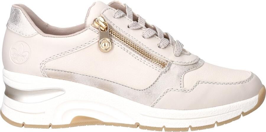 Rieker Sneakers met zijrits vrijetijdsschoen veterschoen smalle vorm - Foto 3