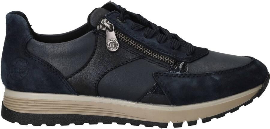 Rieker art. 49010-14 blauw sneaker H leest