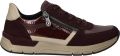 Rieker Sneakers laag stone grey bourgogne - Rood