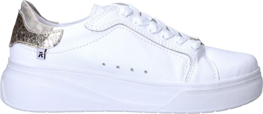 OTTO RIEKER Sport Plateausneakers veterschoen lage schoen vrijetijdsschoen metallic-accent op de hiel - Foto 2