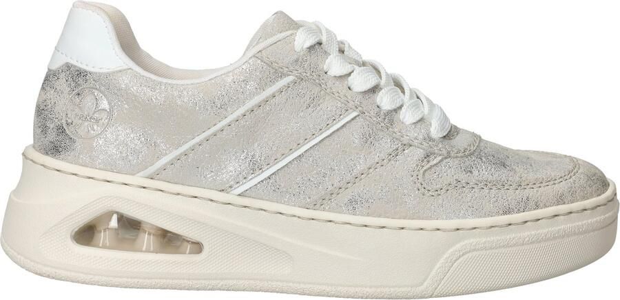 Rieker Plateausneakers veterschoenen lage schoen vrijetijdssneaker met air uitrusting