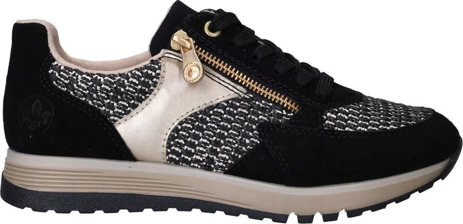 Rieker Sneakers Dames Zwart