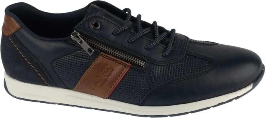 Rieker Sneakers met rits vrijetijdsschoen lage schoen veterschoen