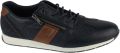 Rieker Sneakers met rits vrijetijdsschoen lage schoen veterschoen - Blauw