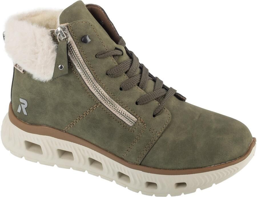 Rieker Sneakers Vrouwen Groen Laarzen