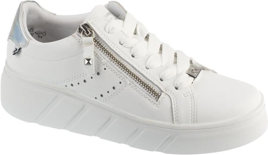 OTTO RIEKER Sport Plateausneakers vrijetijdsschoen lage schoen veterschoen met zijlijke perforatie