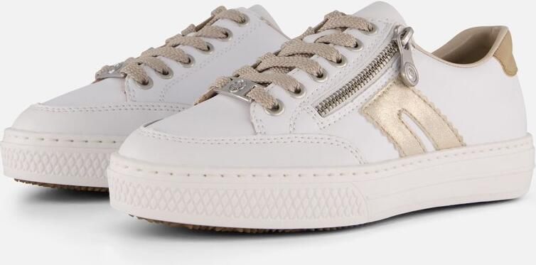 Rieker Sneakers wit Synthetisch Dames