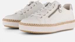 Rieker Sneakers met modieuze siernaad vrijetijdsschoen lage schoen veterschoen
