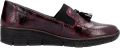 Rieker Instappers 'Softlack-Slipper' rood - Rood