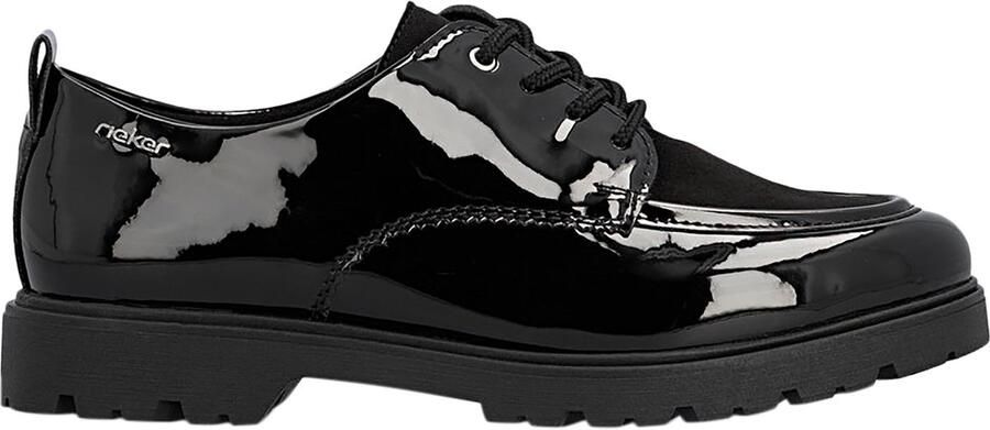 Rieker Softlack-leren derbyschoenen - Foto 4